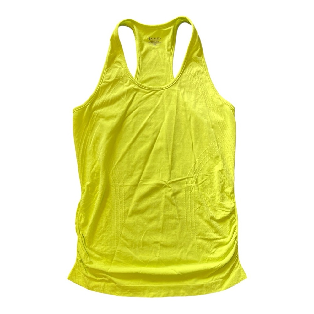 Athleta Momentum Seamless Bright Yellow Women's Tank Top, size M
